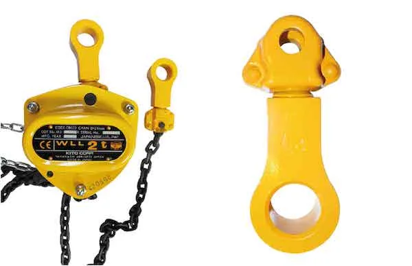 Kito® Manual Chain Hoist Closed Eyes