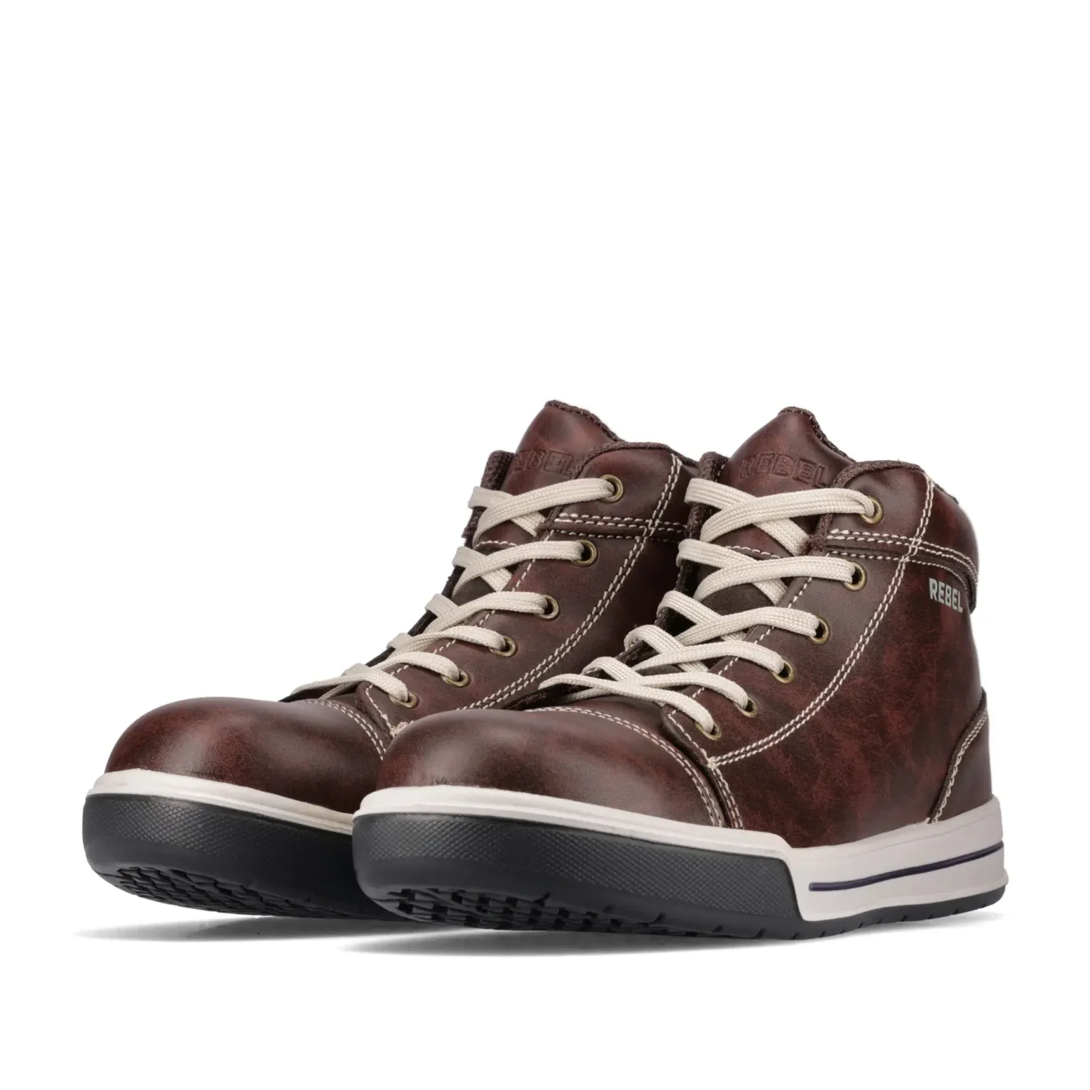 Rebel - Hi Top Boot Brown