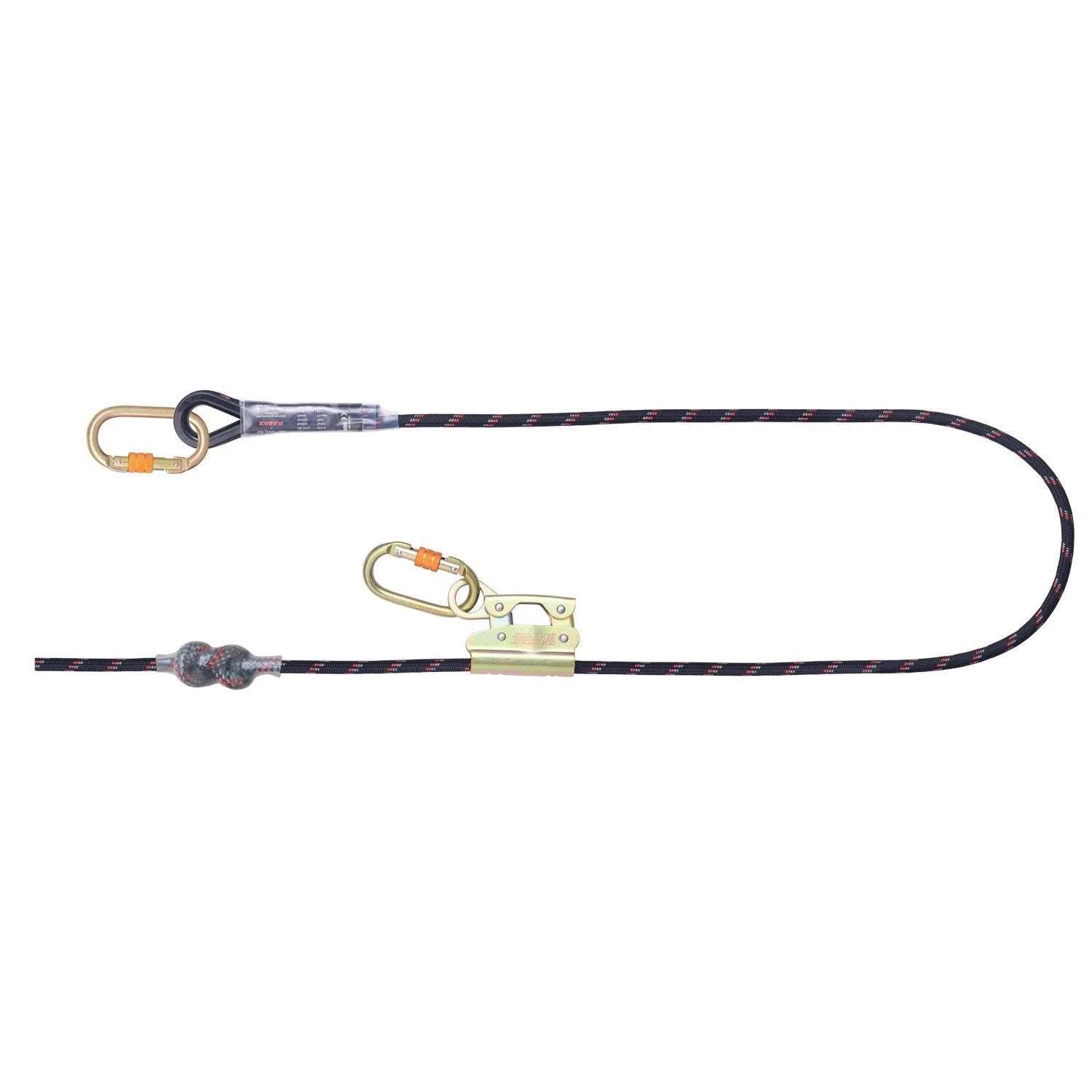 Work Positioning Lanyards With Grip Adjuster