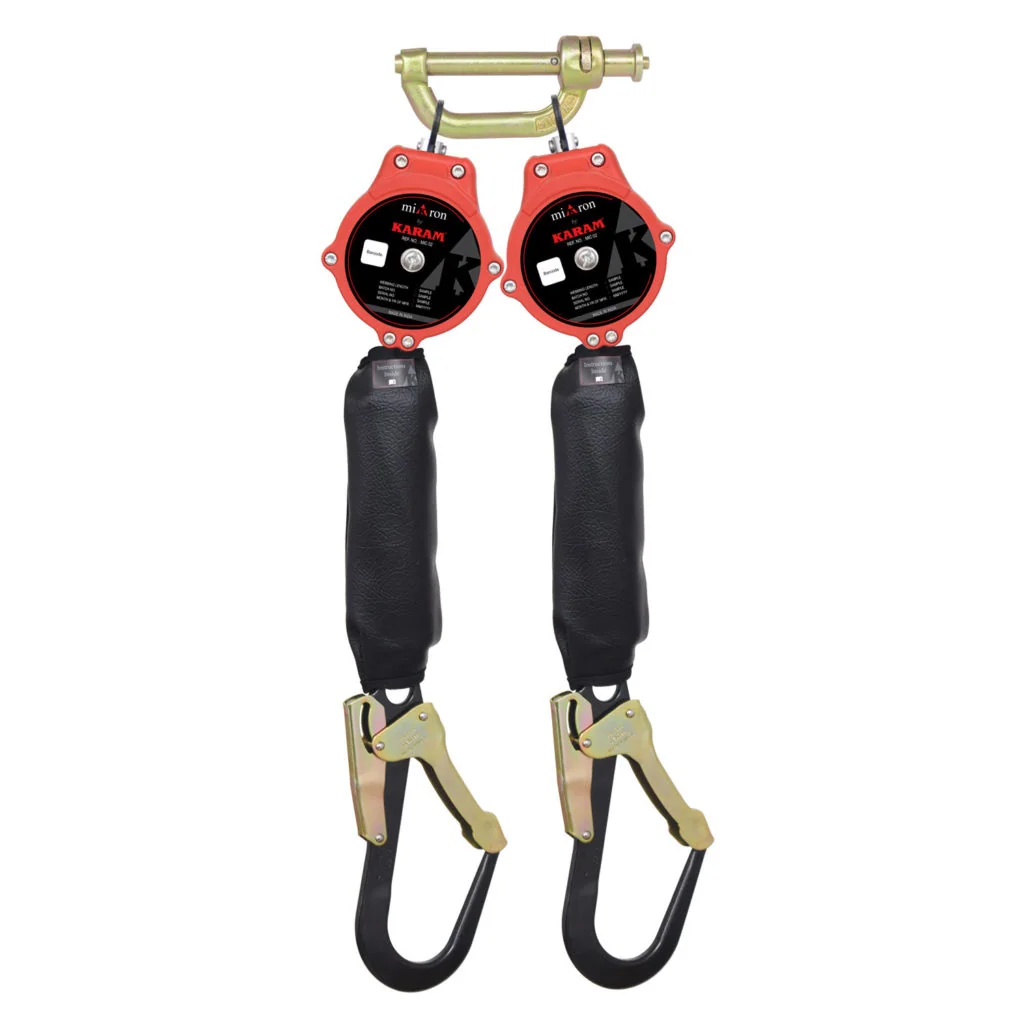 Mikron Block with Forked Lanyard