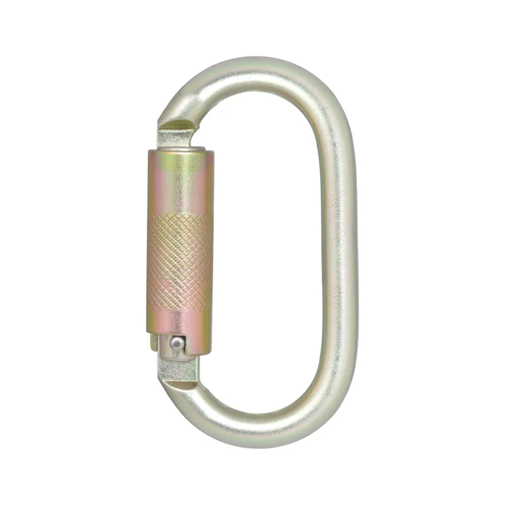 Steel Quarter Turn Locking Bulb type Karabiner 15.0mm