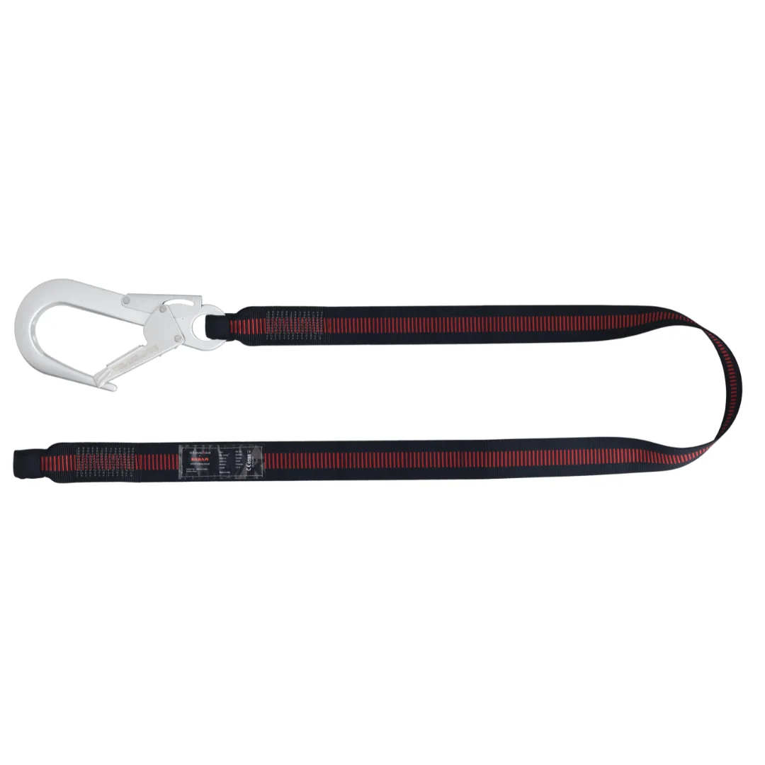 Restraint Webbing Lanyard (44mm) with One Side Loop and Other Side Hook PN136