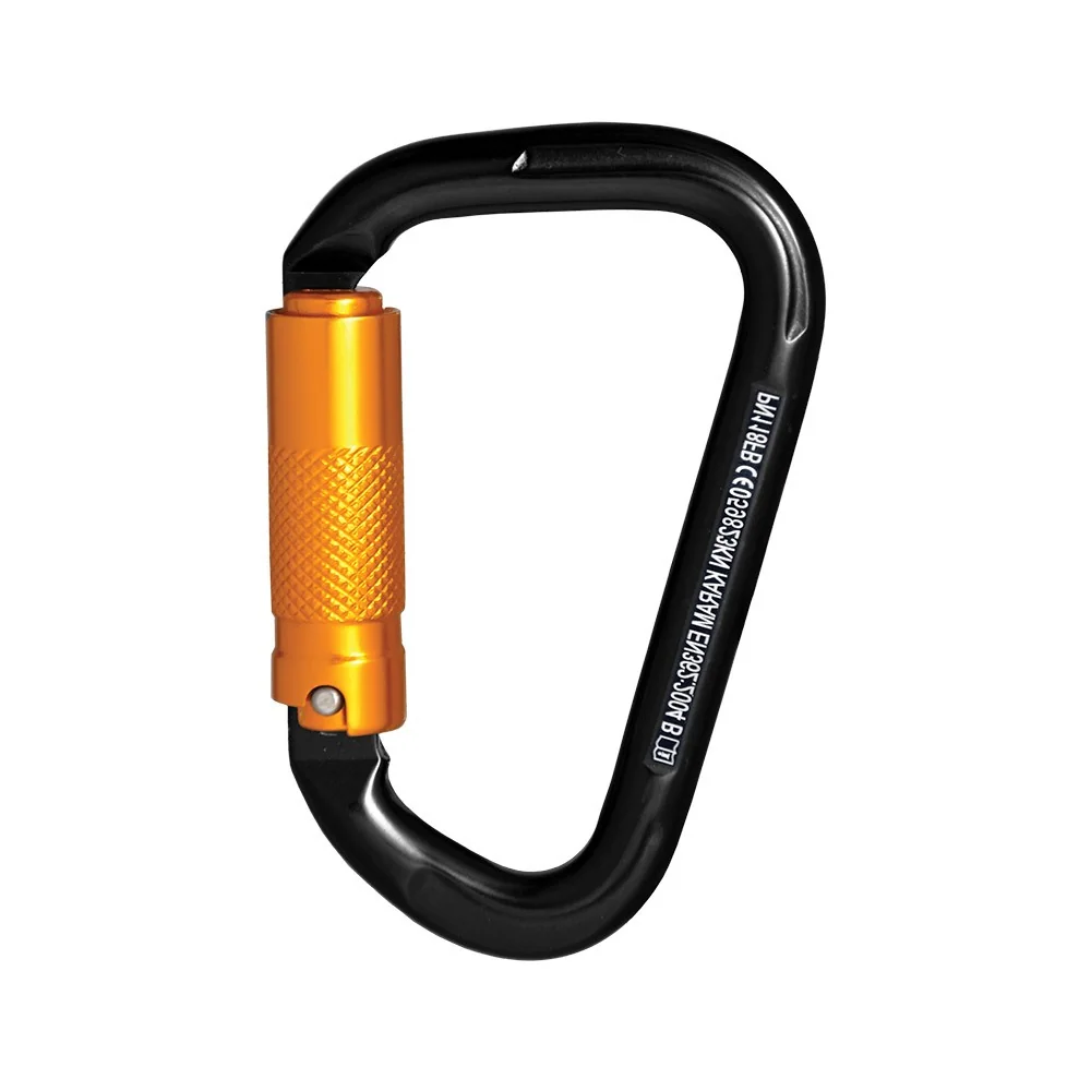 Aluminium Triple Action Locking Bulb type Karabiner