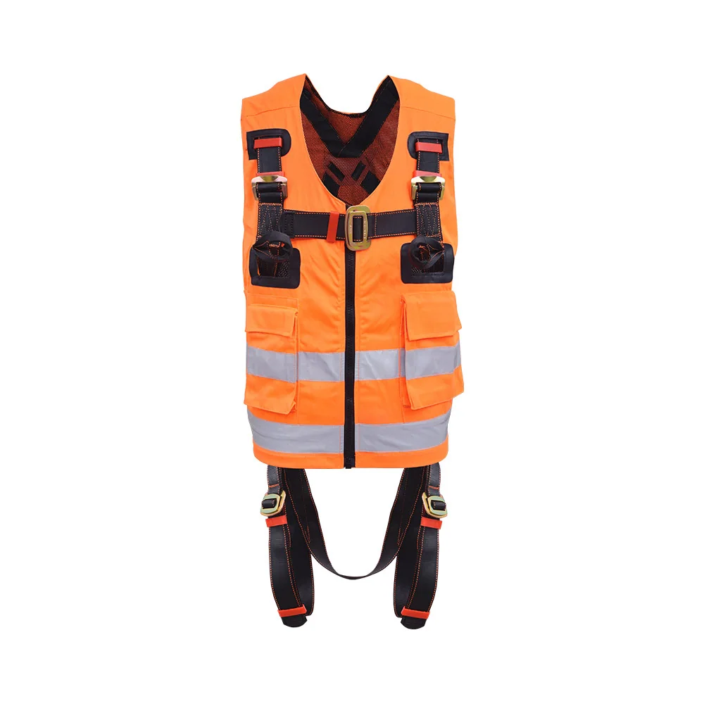Vest Safety Harness - Reflective Orange