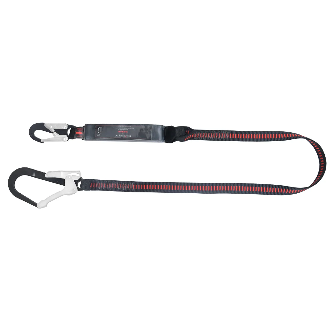 Energy Absorbing 30mm Webbing Lanyard One Side Hook PN121 and Other Side Hook PN131N - PN 329(30)
